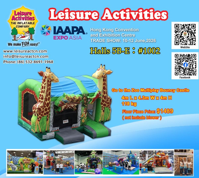 2026 IAAPA EXPO ASIA Hong Kong - Kita kanthi hormat ngajak sampeyan ngumpulake pass VIP lan ngunjungi pameran kita. 2026 IAAPA EXPO ASIA Hong Kong - Kita kanthi hormat ngajak sampeyan ngumpulake pass VIP lan ngunjungi pameran kita.