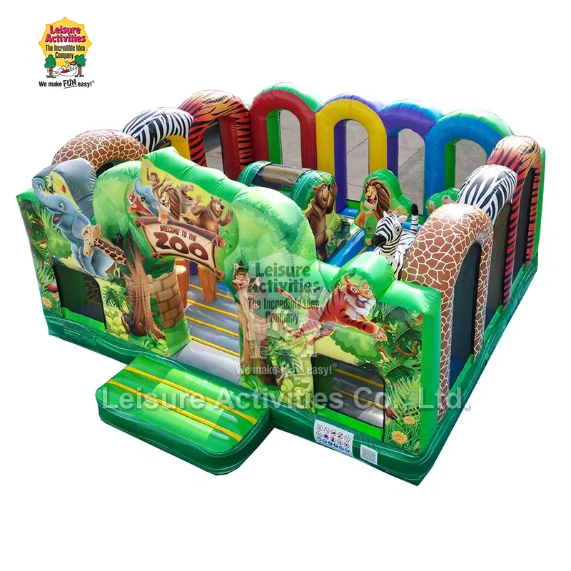 Menyang Zoo Multiplay Bouncy Castle Playground