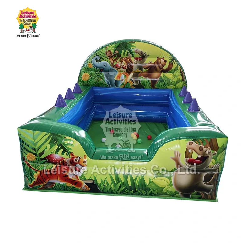 Inflatable Jungle Ball Pool karo Air Jugglers