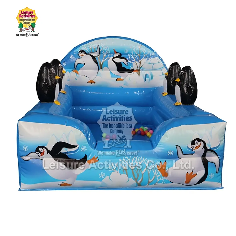 Inflatable Penguin Ball Pool karo Air Jugglers
