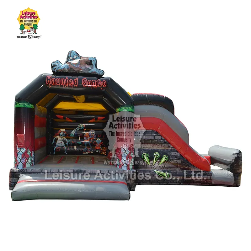 Kastil Bouncy Multiplay Inflatable Cilik Angker karo Geser