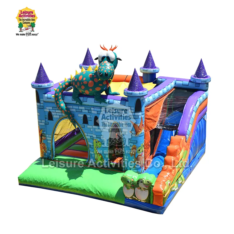 Standard Inflatable Multiplay Bouncy Castles Dragon karo Muter